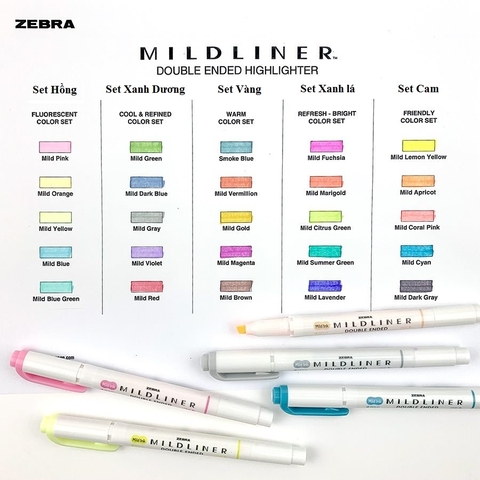 BÚT HIGHLIGHT ZEBRA MILDLINER