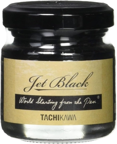 MỰC VIẾT TACHIKAWA JET BLACK - 15ML TJB