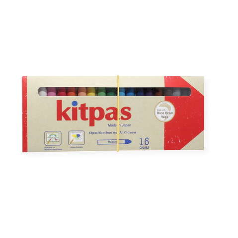 BỘ BÚT MÀU SÁP NIHON RIKAGAKU KITPAS RICE BRAN WAX ART CRAYONS B-KMRW