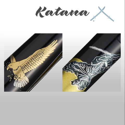 1911 FOUNTAIN PEN 14K GOLD NINJA MAKI-E #2 (LIMITED EDITION)