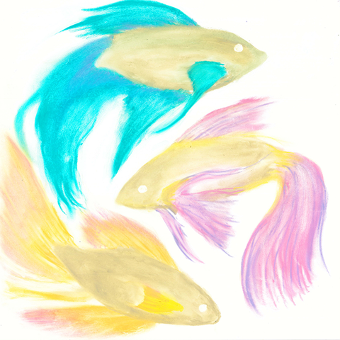 BỘ 6 MÀU BÚT SÁP NIHON RIKAGAKU KITPAS BY ARTIST KA-1,2,3