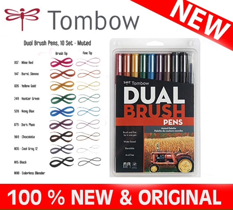 SET 10 BÚT TOMBOW ABT DUAL BRUSH