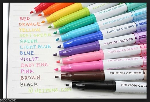 VỈ 12 BÚT LÔNG MÀU PILOT FRIXION COLORS