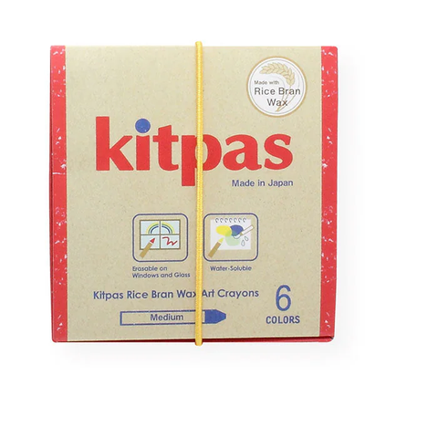 BỘ BÚT MÀU SÁP NIHON RIKAGAKU KITPAS RICE BRAN WAX ART CRAYONS B-KMRW