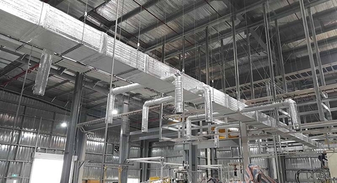 Giải pháp thông gió, cấp khí tươi cho Nhà máy sản xuất