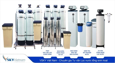 Tổng hợp về Hệ thống lọc nước tổng Gia đình và Công nghiệp