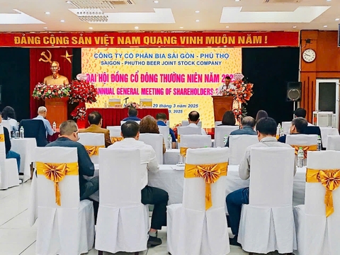 Công ty CP Bia Sài Gòn - Phú Thọ tổ chức Đại hội đồng cổ đông thường niên năm 2025