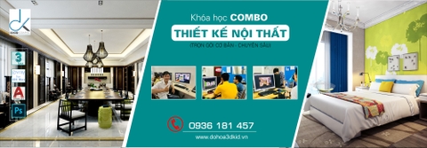 KHÓA HỌC THIẾT KẾ NỘI THẤT HÓC MÔN | ĐỒ HỌA 3DKID