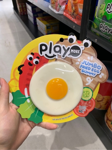 Kẹo dẻo hình trứng chiên Jumbo Playmore - 48g