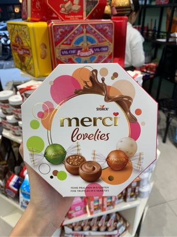 Kẹo lục giác Merci Classic 185g
