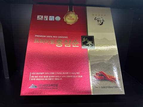 Hồng sâm không đường Daesan chiết suất 100% (70ml*30 gói)