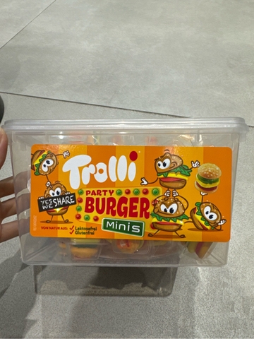 Kẹo dẻo Trolli mini Burger 600g