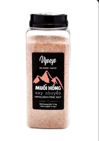 Muối Hồng Himalayan Vipep mịn Hộp 500g