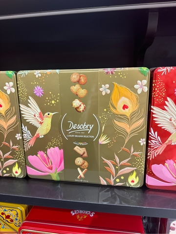 Bánh quy tổng hợp 6 loại Desobry Luxury Belgian Biscuits - 6 varieties 300g - HS VÀNG