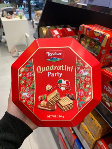 Bánh xốp Loacker Quadratini Party - 126g