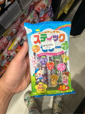 Thạch que Ribon vị trái cây