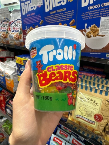 Kẹo dẻo hình gấu (Trolli Gummi Candy - Classic Bears) 160g