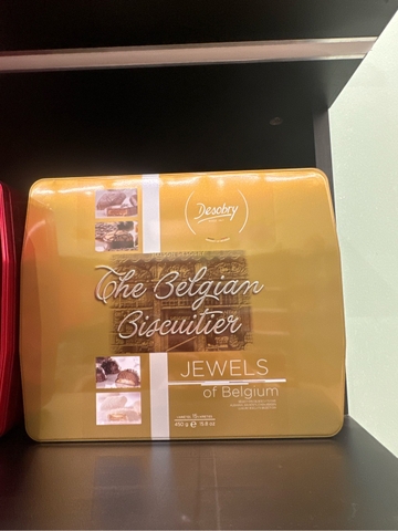 Desobry The Belgian Biscuitier Jewels - Hộp Vàng 450g