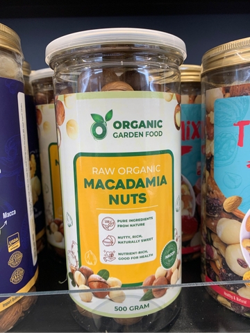 Hạt mắc ca organic garden 500g