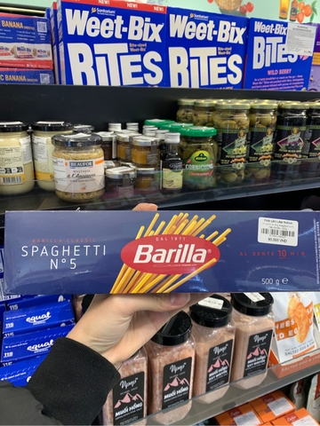 Mì sợi hình ống Spaghetti no 5  hiệu Barilla - 500g