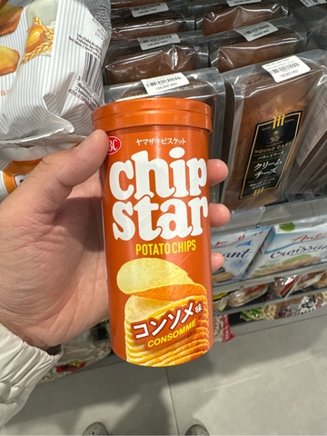 Khoai tây YBC  Chip Star cam vị súp 45g