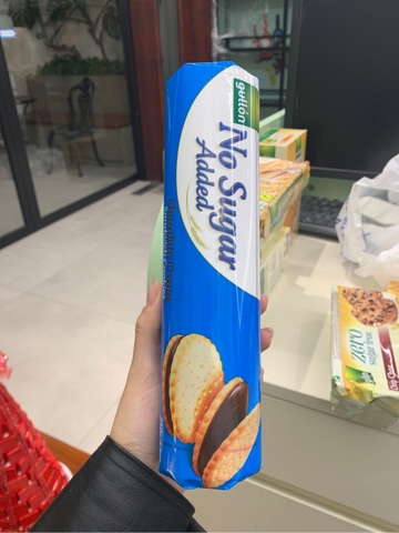 Bánh qui không thêm đường nhân Socola Gullon - 250g