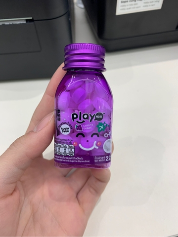 Kẹo the vị nho Playmore hũ 22g