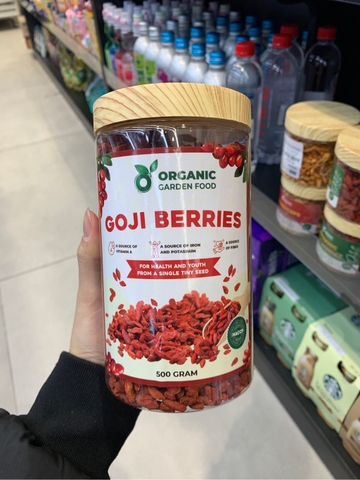 Hạt kỳ tử organic garden food 500g