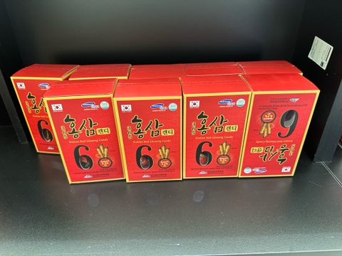Kẹo Hồng Sâm HỘP 200G