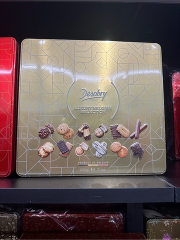 Bánh quy Bỉ tổng hợp Desobry Luxury Belgain Biscuits - Luxury Biscuits Selection 200g HS Vàng (12)