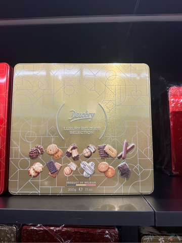Bánh quy tổng hợp 12 loại Desobry Luxury Belgian Biscuits - 12 varieties - Hộp Vàng 400g