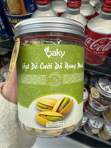 Oaky Pistachios Roasted Can 250gram