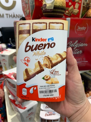 Socola Kinder bueno White 6er - 117g (27)