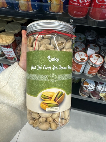 Oaky Pistachios Roasted Can 500gram