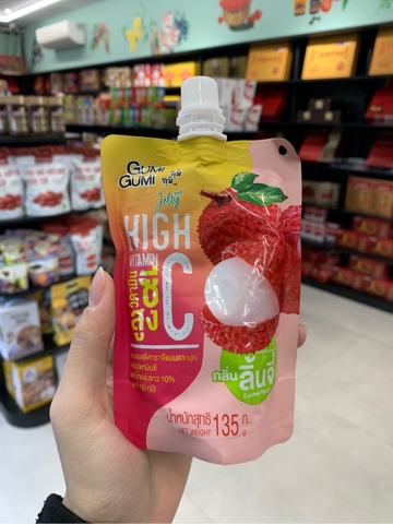 Nước thạch Jelly GUMI GUMI Vitamin C vị vải 135g