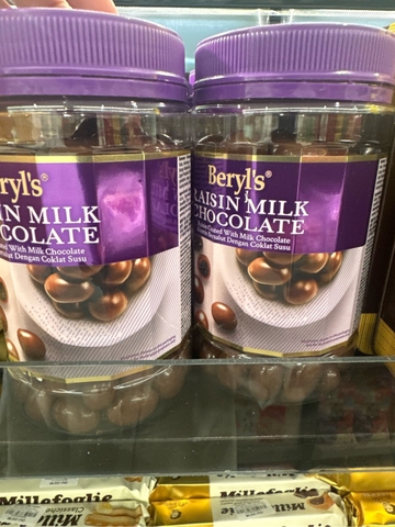 Sô cô la Beryls 410g Raisin