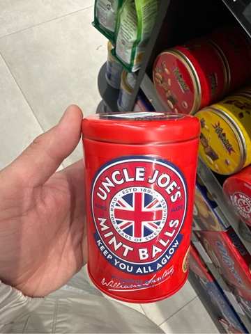 Kẹo Uncle Joe's 90g Mint Balls (Đỏ)