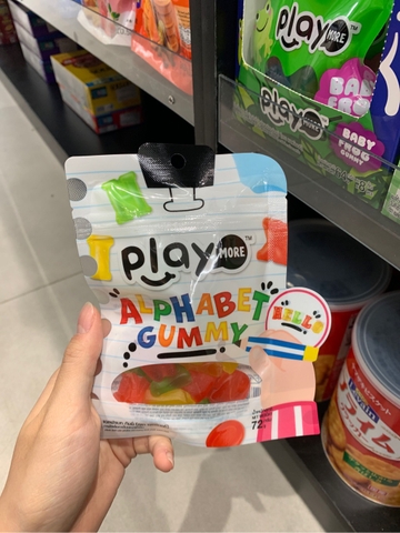 Kẹo dẻo hình chữ cái Playmore - 72g
