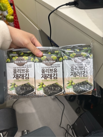 Lá kim tẩm ô liu đã chế biến seasoned seaweed 12g/gói