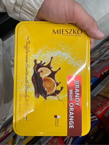 Sô cô la Mieszko 220g Brandy Orange
