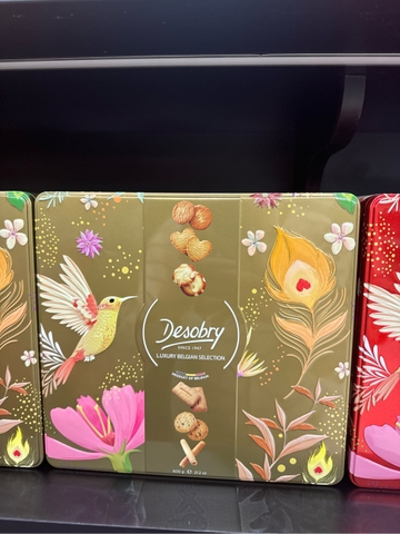 Bánh quy tổng hợp 6 loại Desobry Luxury Belgian Biscuis - 6 varieties 600g HS VÀNG