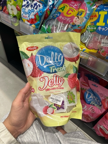 Thạch dừa vị vải Delly Fresh - 300g