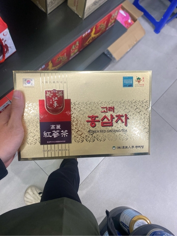 Trà Hồng Sâm Hàn Quốc - KOREAN RED GINSENG TEA 3gr/gói x 100 gói/hộp
