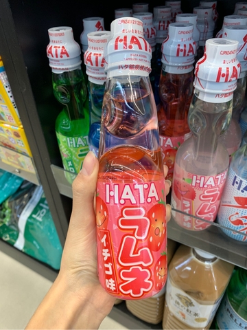 Nước Soda Ramune Hata Vị dâu
