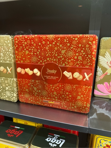 Bánh quy tổng hợp 6 loại Desobry Luxury Belgian Biscuits - 6 varieties 300g - HS ĐỎ