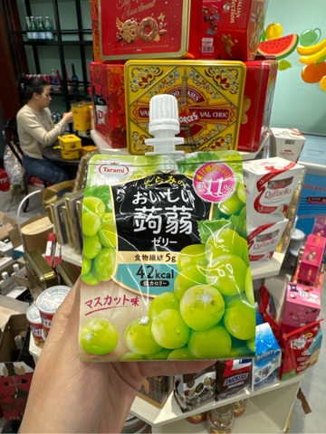 Thạch túi Tarami vị nho xanh
