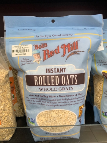 Yến mạch cán ăn liền hiệu Bob's Red Mil - 454g