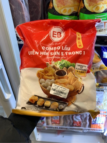3 Combo lẩu viên hải sản 5in1 - Steamboat 5in1 500g