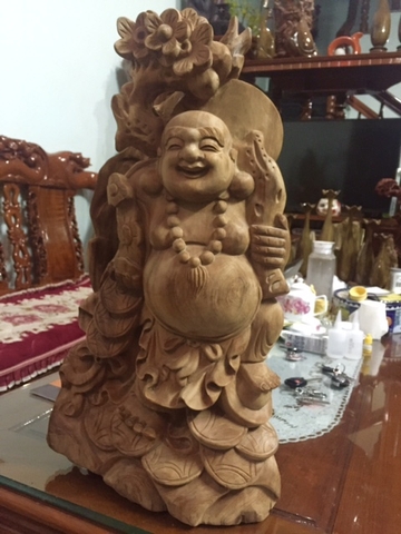 TƯỢNG DI LẶC VÁC CÀNH ĐÀO (M: DL83)