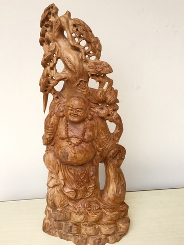 TƯỢNG DI LẶC VÁC CÀNH ĐÀO (M: DL02)